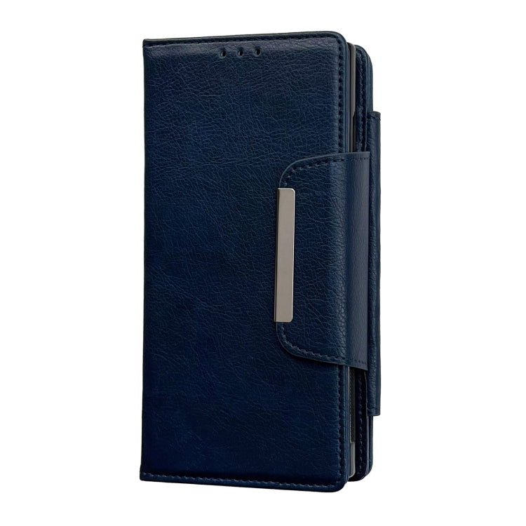 For Google Pixel 8 Pro Multifunctional 7-Card Wallet Leather Phone Case(Royal Blue) - Google Cases by PMC TechLife | Online Shopping South Africa | PMC TechLife | Buy Now Pay Later Mobicred
