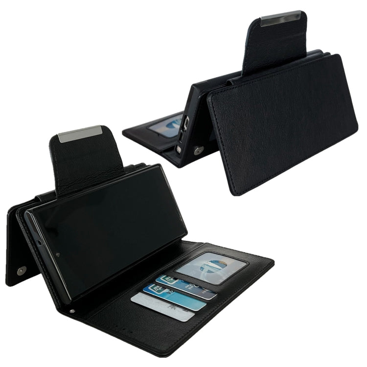 For Google Pixel 7 Multifunctional 7-Card Wallet Leather Phone Case(Black) - Google Cases by PMC TechLife | Online Shopping South Africa | PMC TechLife | Buy Now Pay Later Mobicred