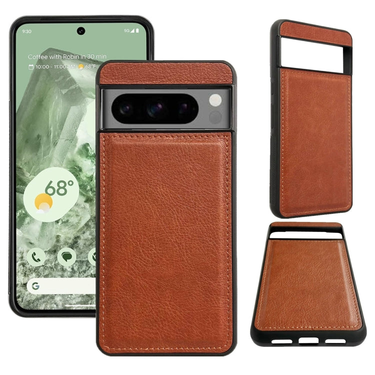 For Google Pixel 7 Multifunctional 7-Card Wallet Leather Phone Case(Brown) - Google Cases by PMC TechLife | Online Shopping South Africa | PMC TechLife | Buy Now Pay Later Mobicred