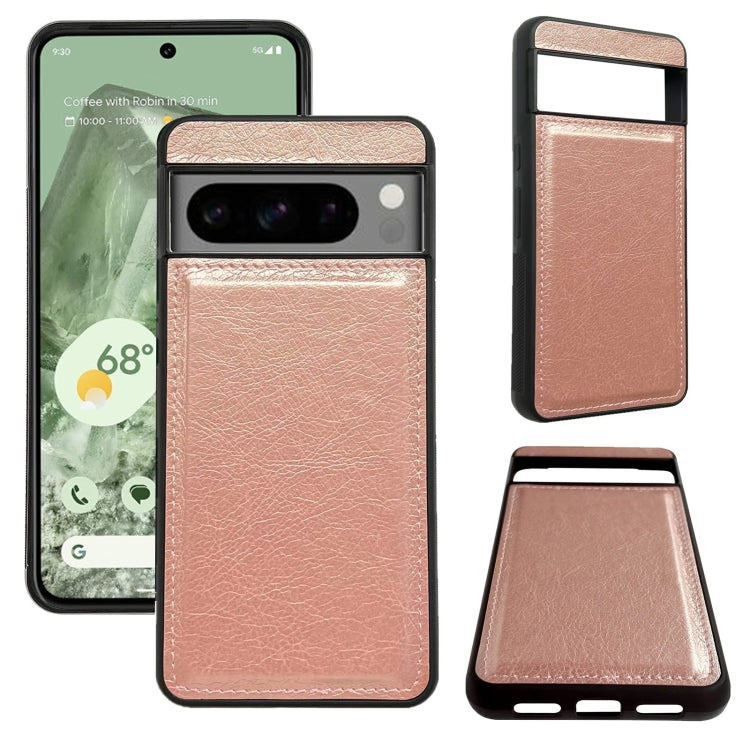 For Google Pixel 6a Multifunctional 7-Card Wallet Leather Phone Case(Rose Gold) - Google Cases by PMC TechLife | Online Shopping South Africa | PMC TechLife | Buy Now Pay Later Mobicred