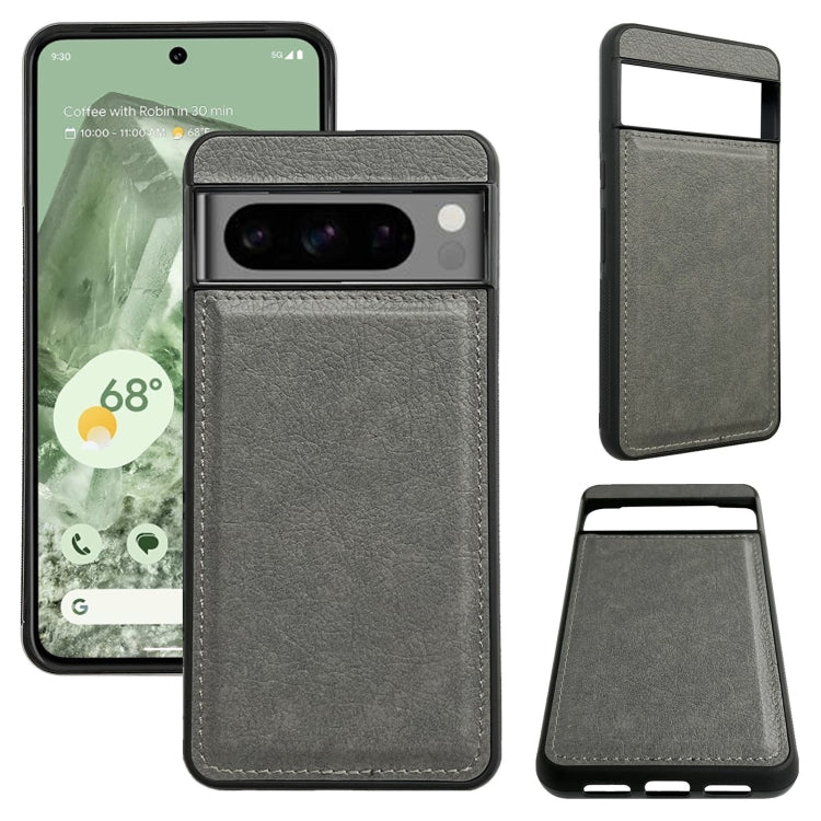 For Google Pixel 6 Pro Multifunctional 7-Card Wallet Leather Phone Case(Grey) - Google Cases by PMC TechLife | Online Shopping South Africa | PMC TechLife | Buy Now Pay Later Mobicred