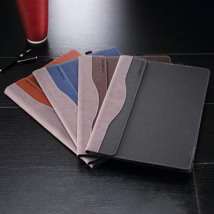 For Microsoft Surface Laptop 6 13.5 inch Laptop PU Leather Protective Case(Space Ash) - Others by PMC TechLife | Online Shopping South Africa | PMC TechLife | Buy Now Pay Later Mobicred