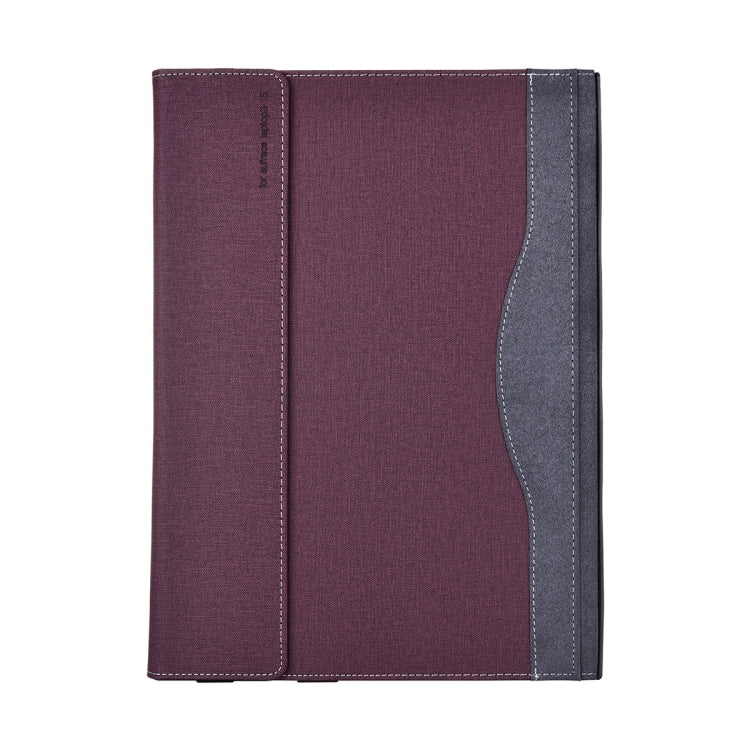 For Lenovo ThinkPad X1 Yoga Gen 8 14 inch Cloth Texture Laptop Leather Protective Case(Wine Red) - Other by PMC Jewellery | Online Shopping South Africa | PMC Jewellery | Buy Now Pay Later Mobicred