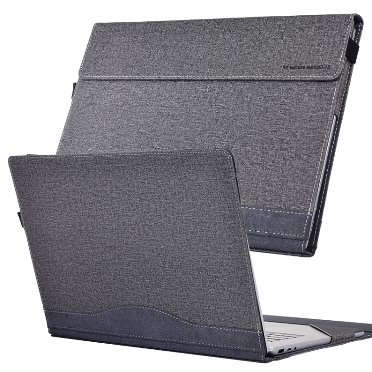 For Lenovo ThinkPad X1 Carbon Gen 7 Cloth Texture Laptop Leather Protective Case(Space Ash) - Other by PMC Jewellery | Online Shopping South Africa | PMC Jewellery | Buy Now Pay Later Mobicred