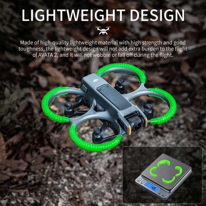 For DJI AVATA 2 STARTRC Propeller TPU Protective Guard Anti-collision Ring Cover(Fluorescent Green) -  by STARTRC | Online Shopping South Africa | PMC Jewellery | Buy Now Pay Later Mobicred