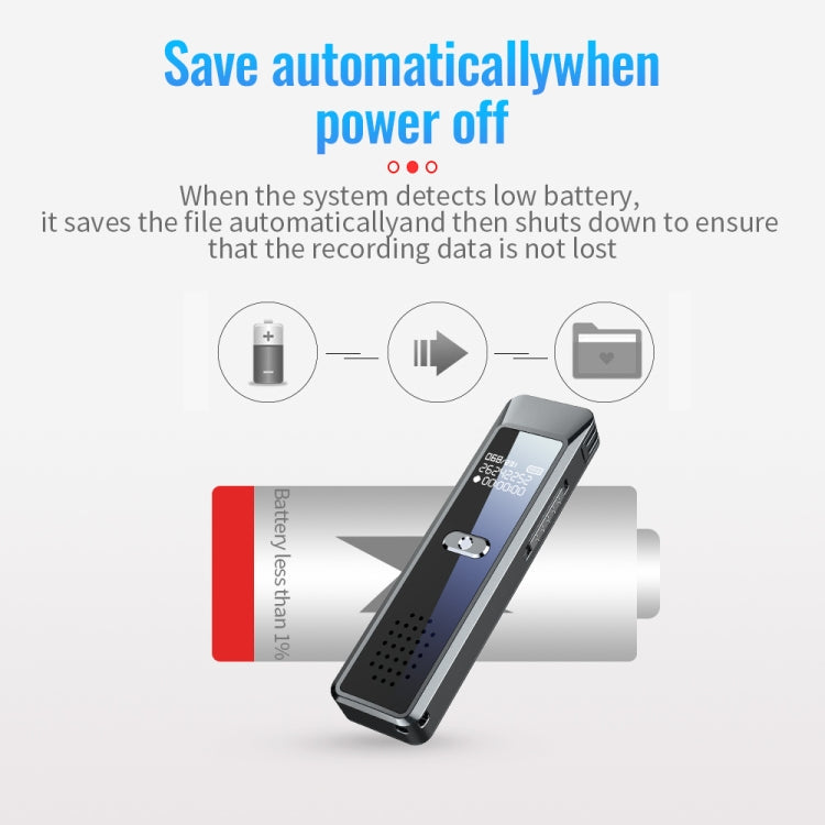 JNN Q7 Mini Portable Voice Recorder with OLED Screen, Memory:8GB(Metal Gray) - Recording Pen by JNN | Online Shopping South Africa | PMC TechLife | Buy Now Pay Later Mobicred