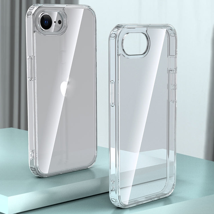 For iPhone 16e Armor Clear TPU Hard PC Phone Case(Clear) - iPhone 16e Cases by PMC TechLife | Online Shopping South Africa | PMC TechLife | Buy Now Pay Later Mobicred
