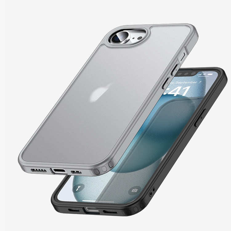 For iPhone 16e Armor Clear TPU Hard PC Phone Case(Clear) - iPhone 16e Cases by PMC TechLife | Online Shopping South Africa | PMC TechLife | Buy Now Pay Later Mobicred