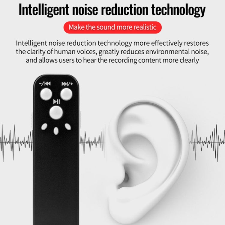 JNN J1 Mini Smart HD Noise Cancelling Voice Recorder, Memory:4GB(Black) - Recording Pen by JNN | Online Shopping South Africa | PMC TechLife | Buy Now Pay Later Mobicred