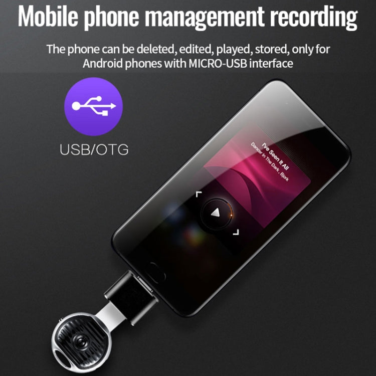 JNN S13 Zinc Alloy U-disk Voice Recorder, Memory:8GB(Silver) - U-Disk Recorder by JNN | Online Shopping South Africa | PMC TechLife | Buy Now Pay Later Mobicred
