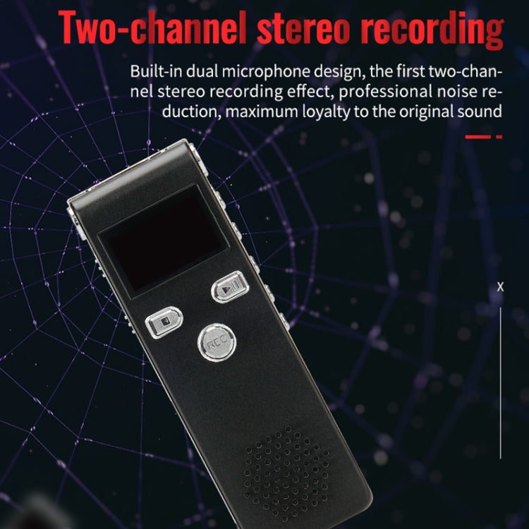 JNN X18 Mini Smart HD Noise Cancelling Voice Recorder, Memory:4GB(Black) - Recording Pen by JNN | Online Shopping South Africa | PMC TechLife | Buy Now Pay Later Mobicred
