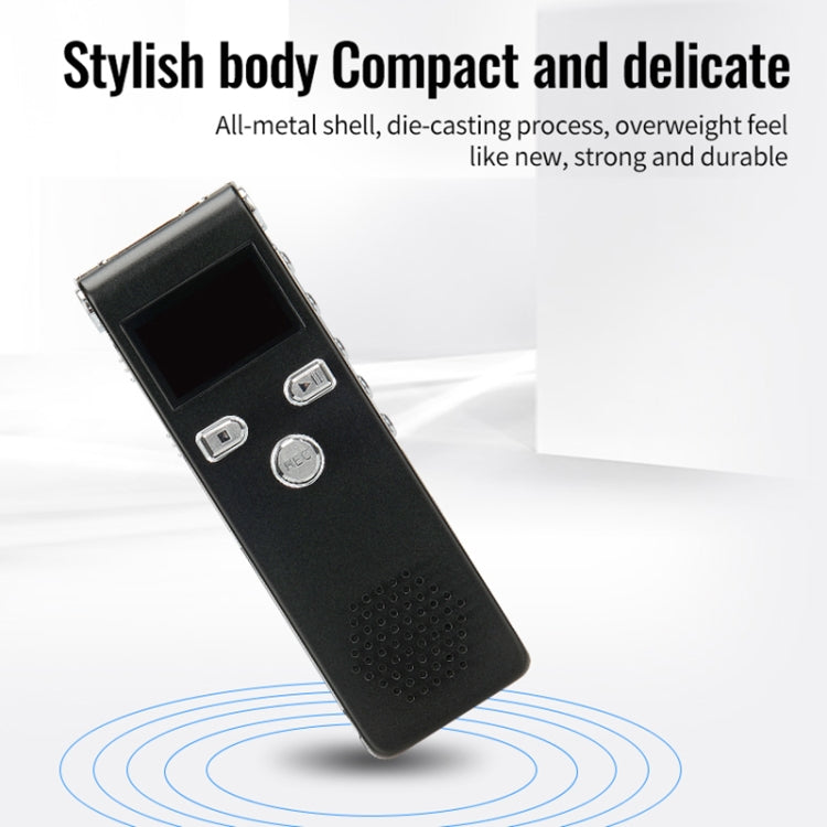 JNN X18 Mini Smart HD Noise Cancelling Voice Recorder, Memory:32GB(Black) - Recording Pen by JNN | Online Shopping South Africa | PMC TechLife | Buy Now Pay Later Mobicred