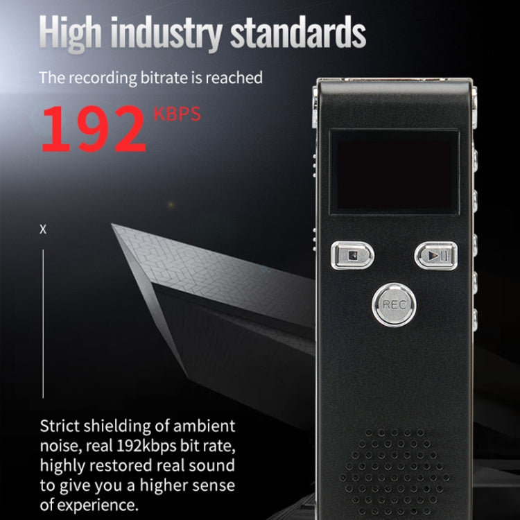 JNN X18 Mini Smart HD Noise Cancelling Voice Recorder, Memory:32GB(Black) - Recording Pen by JNN | Online Shopping South Africa | PMC TechLife | Buy Now Pay Later Mobicred