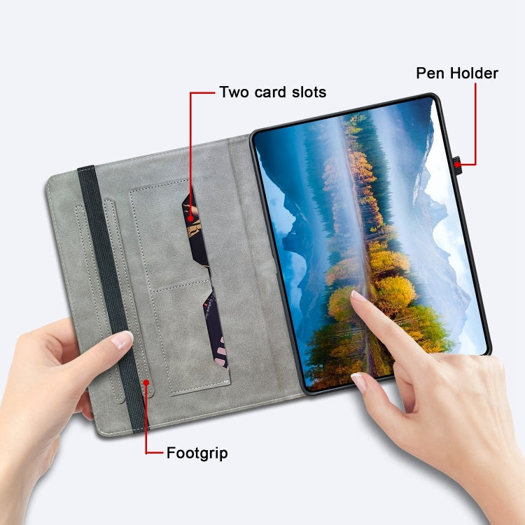 For Huawei MatePad SE 10.4 Crystal Texture Painted Leather Smart Tablet Case(Cat Reflection Tiger) - Huawei by PMC TechLife | Online Shopping South Africa | PMC TechLife | Buy Now Pay Later Mobicred
