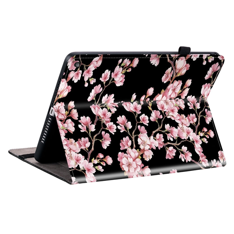 For Amazon Fire HD10 / HD10 Plus 2021 Crystal Texture Painted Leather Smart Tablet Case(Plum Bossom) - Amazon by PMC TechLife | Online Shopping South Africa | PMC TechLife | Buy Now Pay Later Mobicred