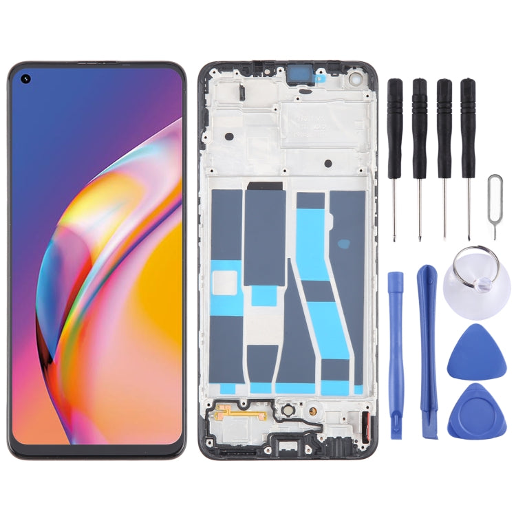 For OPPO A94 4G Original AMOLED LCD Screen Digitizer Full Assembly with Frame - LCD Screen by PMC TechLife | Online Shopping South Africa | PMC TechLife | Buy Now Pay Later Mobicred