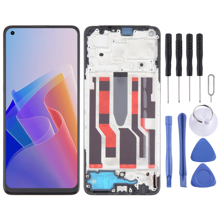 For OPPO F21 Pro 5G Original AMOLED LCD Screen Digitizer Full Assembly with Frame - LCD Screen by PMC TechLife | Online Shopping South Africa | PMC TechLife