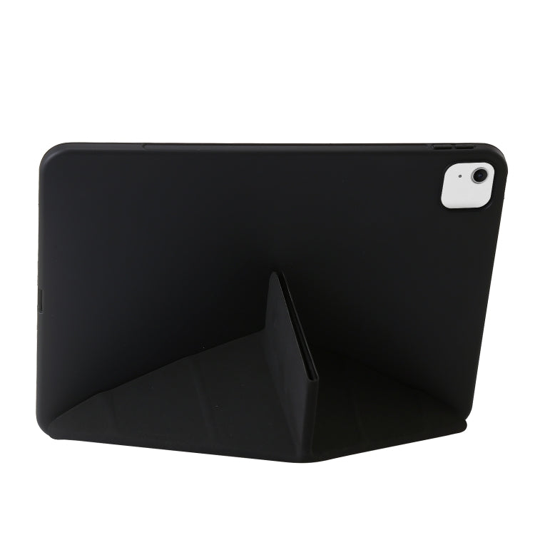 For iPad Air 11 2024 TPU Deformation Flip Leather Tablet Case with Holder(Black) - iPad Air 11 2024 Cases by PMC TechLife | Online Shopping South Africa | PMC TechLife | Buy Now Pay Later Mobicred