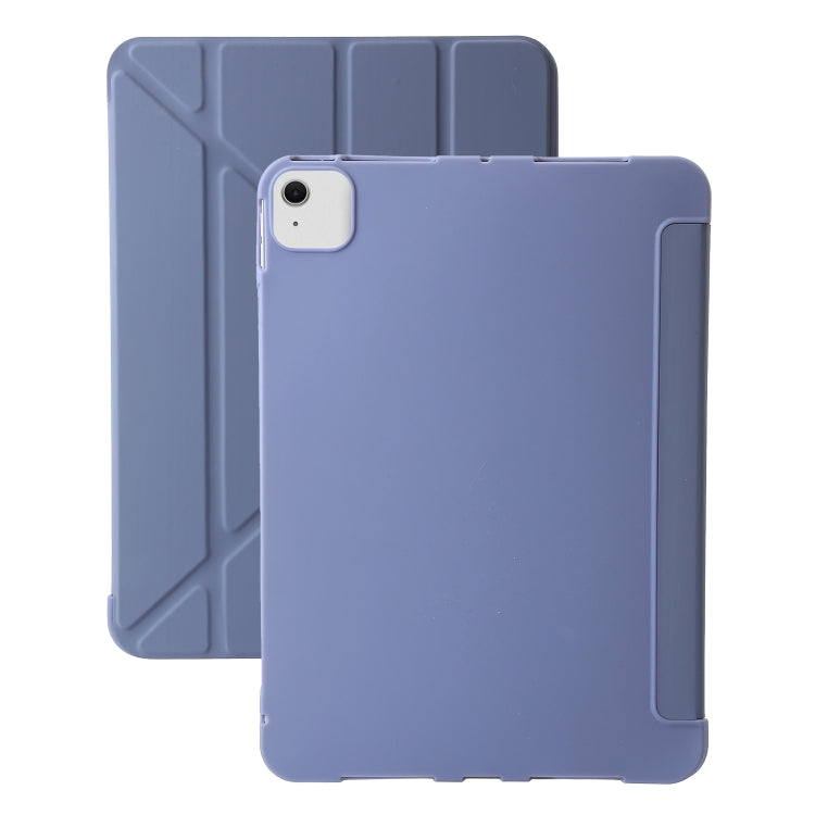 For iPad Air 11 2024 TPU Deformation Flip Leather Tablet Case with Holder(Purple) - iPad Air 11 2024 Cases by PMC TechLife | Online Shopping South Africa | PMC TechLife | Buy Now Pay Later Mobicred