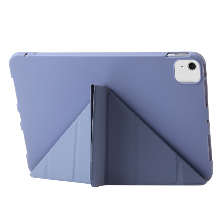 For iPad Air 11 2024 TPU Deformation Flip Leather Tablet Case with Holder(Purple) - iPad Air 11 2024 Cases by PMC TechLife | Online Shopping South Africa | PMC TechLife | Buy Now Pay Later Mobicred