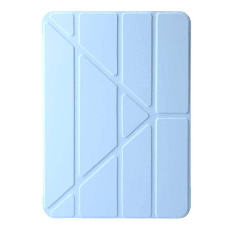For iPad Air 11 2024 TPU Deformation Flip Leather Tablet Case with Holder(Sky Blue) - iPad Air 11 2024 Cases by PMC TechLife | Online Shopping South Africa | PMC TechLife | Buy Now Pay Later Mobicred