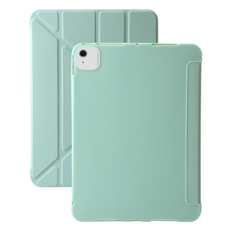 For iPad Air 11 2024 TPU Deformation Flip Leather Tablet Case with Holder(Mint Green) - iPad Air 11 2024 Cases by PMC Jewellery | Online Shopping South Africa | PMC Jewellery | Buy Now Pay Later Mobicred