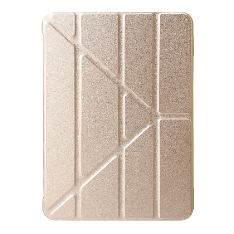 For iPad Air 13 2024 TPU Deformation Flip Leather Tablet Case with Holder(Gold) - iPad Air 13 2024 Cases by PMC TechLife | Online Shopping South Africa | PMC TechLife | Buy Now Pay Later Mobicred