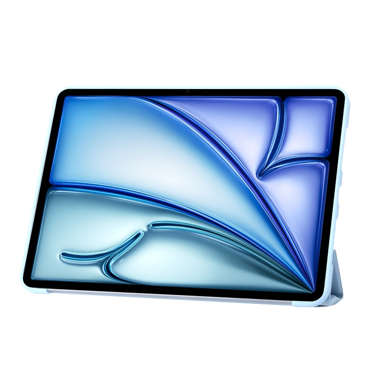 For iPad Air 13 2024 TPU Deformation Flip Leather Tablet Case with Holder(Sky Blue) - iPad Air 13 2024 Cases by PMC TechLife | Online Shopping South Africa | PMC TechLife | Buy Now Pay Later Mobicred