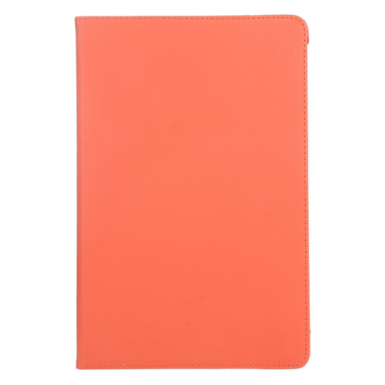 For iPad Pro 11 2024 360 Degree Rotation Litchi Texture Leather Tablet Case with Holder(Orange) - iPad Pro 11 2024 Cases by PMC TechLife | Online Shopping South Africa | PMC TechLife | Buy Now Pay Later Mobicred