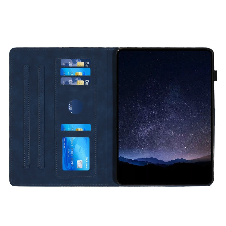 For iPad Pro 11 2024 Building Blocks Embossed Leather Smart Tablet Case(Blue) - iPad Pro 11 2024 Cases by PMC Jewellery | Online Shopping South Africa | PMC Jewellery | Buy Now Pay Later Mobicred
