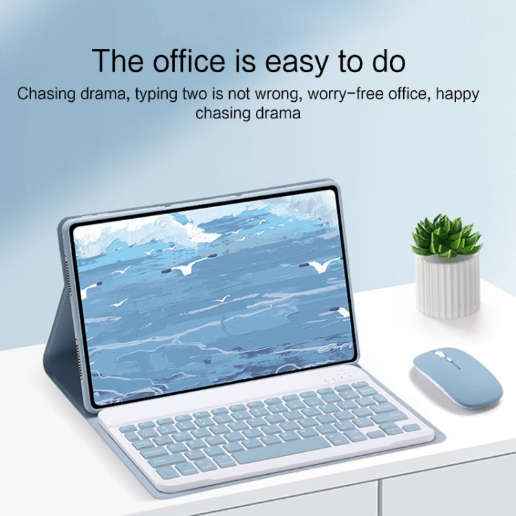 For Xiaomi Pad 6S Pro 12.4 inch 2024 Detachable Keyboard Smart Tablet Leather Case(Blue) - Xiaomi Keyboard by PMC TechLife | Online Shopping South Africa | PMC TechLife | Buy Now Pay Later Mobicred