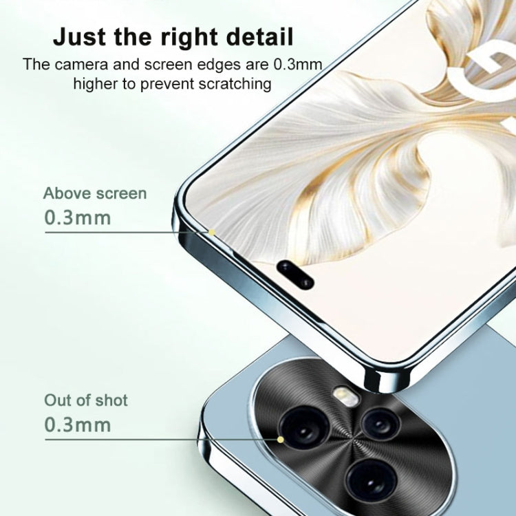 For Honor Magic7 Lite AG Frosted Electroplating Acrylic Phone Case(Sierra Blue) - free shipping - PMC TechLife - Order now!