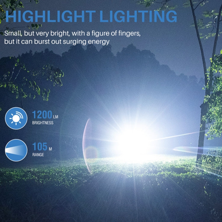 V15 EDC Flashlight Multi-function Work Light(Black) - Mini Flashlight by PMc TechLife | Online Shopping South Africa | PMc TechLife | Buy Now Pay Later Mobicred