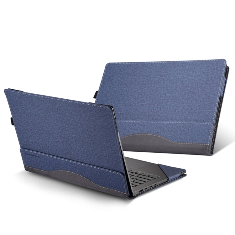 For HP Elitebook 840 G7 / 845 G7 / G8 Leather Laptop Shockproof Protective Case(Dark Blue) - Screen & Keyboard Cover by PMC Jewellery | Online Shopping South Africa | PMC Jewellery | Buy Now Pay Later Mobicred
