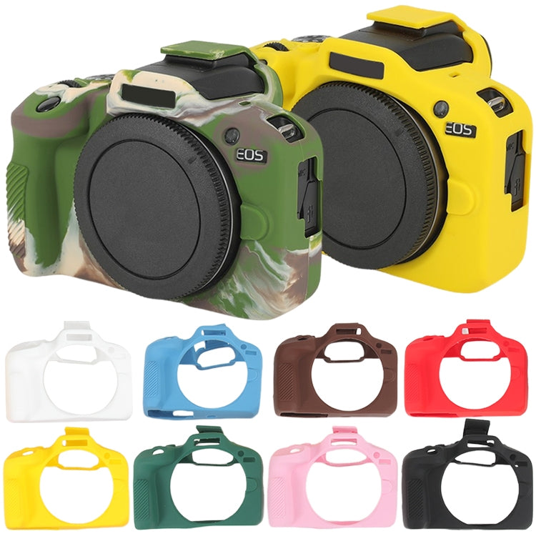 For Canon EOS R100 Glossy Soft Silicone Protective Case(Blue) - Protective Case by PMC TechLife | Online Shopping South Africa | PMC TechLife | Buy Now Pay Later Mobicred