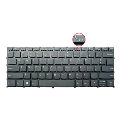 For Lenovo IdeaPad 5 / Yoga Slim 7 Pro US Version Laptop Backlight Keyboard, F10 Key with Phone Icon(Black) - Lenovo Spare Parts by PMC Jewellery | Online Shopping South Africa | PMC Jewellery | Buy Now Pay Later Mobicred