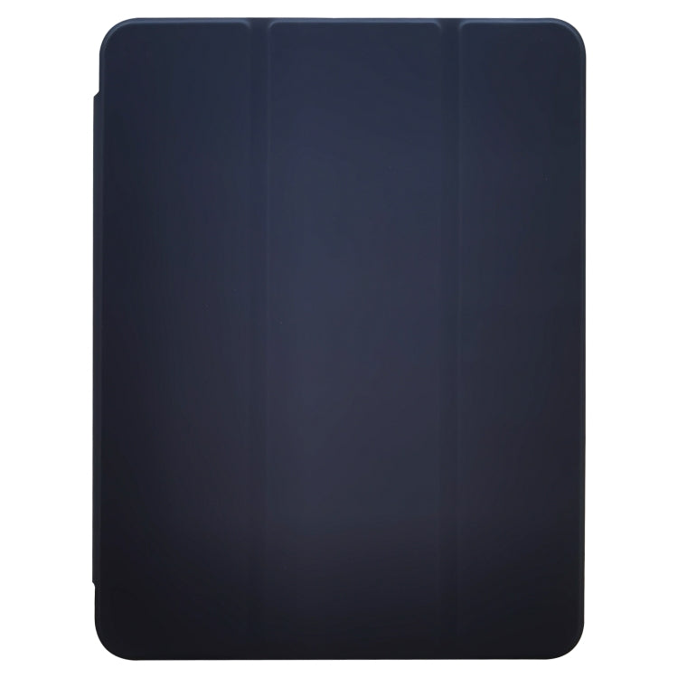 For iPad Pro 11 2024 3-folding Electric Pressed Skin Texture Leather Tablet Case(Black) - iPad Pro 11 2024 Cases by PMC Jewellery | Online Shopping South Africa | PMC Jewellery | Buy Now Pay Later Mobicred