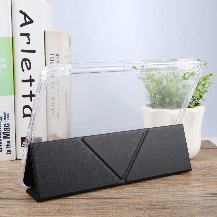 For iPad 10.2 2021 / 2020 / 2019 GEBEI Deformation Leather Tablet Case(Black) - free shipping - PMc TechLife - Order now!