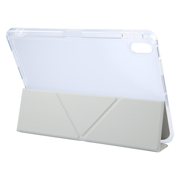 For iPad Air 11 2025 / 2024 / Air 5 / 4 GEBEI Deformation Leather Tablet Case(Grey) - free shipping - PMC TechLife - Order now!