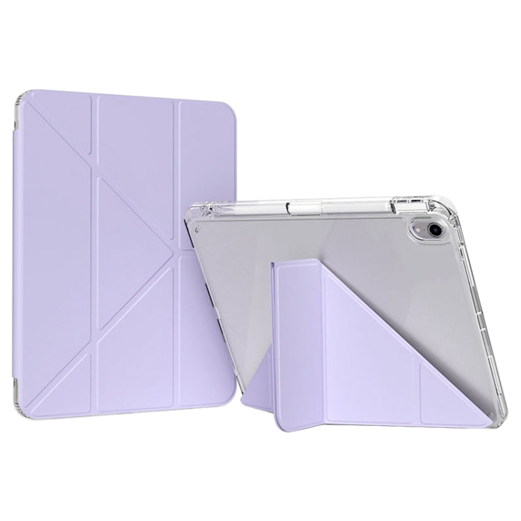 For iPad mini 2024 / mini 6 GEBEI Deformation Leather Tablet Case(Purple) - free shipping - PMc TechLife - Order now!