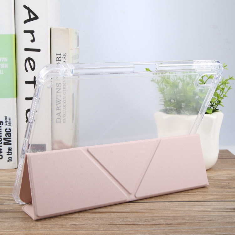 For iPad Pro 11 2022 GEBEI Deformation Leather Tablet Case(Pink) - free shipping - PMc TechLife - Order now!