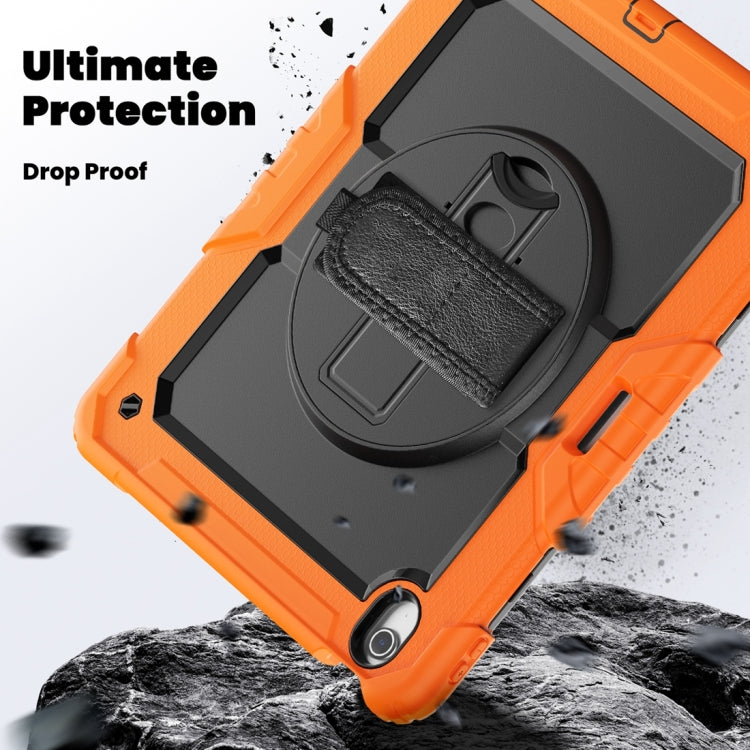 For iPad Air 13 2024 / Air 13 2025 Silicone Hybrid PC Tablet Protective Case(Orange+Black) - iPad Air 13 2025 / 2024 Cases by PMC TechLife | Online Shopping South Africa | PMC TechLife | Buy Now Pay Later Mobicred