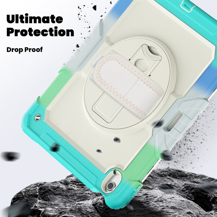 For iPad Air 13 2024 / Air 13 2025 Silicone Hybrid PC Tablet Protective Case(Rainbow Blue) - iPad Air 13 2025 / 2024 Cases by PMC TechLife | Online Shopping South Africa | PMC TechLife | Buy Now Pay Later Mobicred