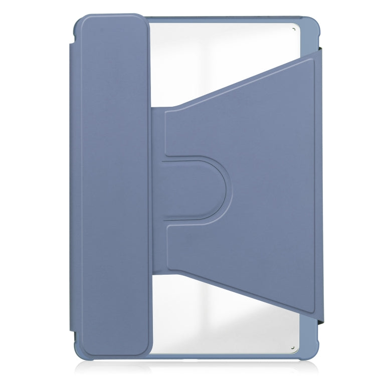 For iPad Air 11 2024 Transparent Rotation Smart Leather Tablet Case with Keyboard(Lavender) - iPad Air 11 2024 Cases by PMC TechLife | Online Shopping South Africa | PMC TechLife | Buy Now Pay Later Mobicred