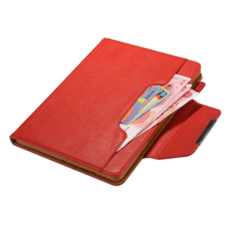 For iPad Pro 13 2024 Solid Color Metal Buckle Leather Smart Tablet Case(Red) - iPad Pro 13 2024 Cases by PMC Jewellery | Online Shopping South Africa | PMC Jewellery | Buy Now Pay Later Mobicred