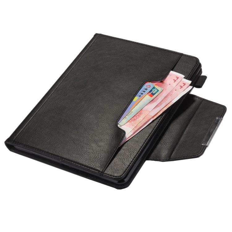 For iPad Pro 11 2024 Solid Color Metal Buckle Leather Smart Tablet Case(Black) - iPad Pro 11 2024 Cases by PMC TechLife | Online Shopping South Africa | PMC TechLife | Buy Now Pay Later Mobicred