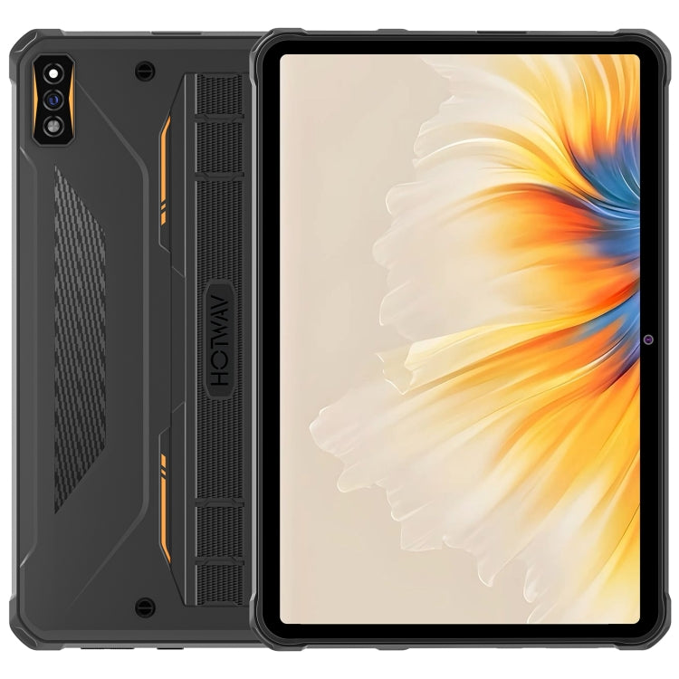 HOTWAV Tab R7 Rugged Tablet, 6GB+256GB, 10.1 inch Android 13 Unisoc Tiger T606 Octa Core 4G Network, Global Version with Google Play(Black Orange) - Other by HOTWAV | Online Shopping South Africa | PMC Jewellery | Buy Now Pay Later Mobicred