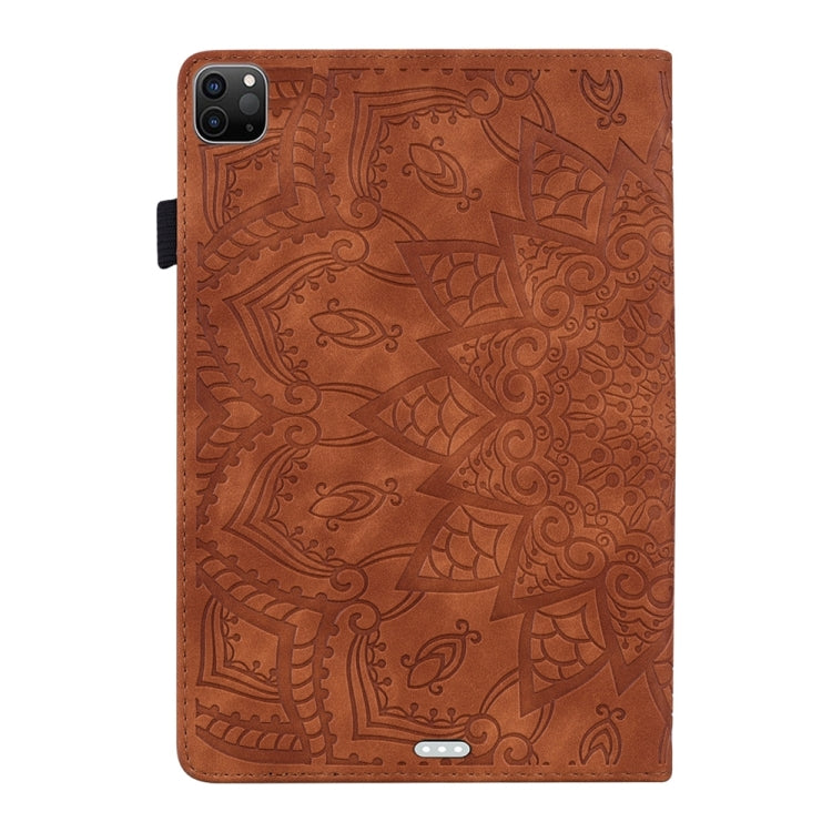 For iPad Pro 11 2024 Calf Texture Embossed Leather Tablet Case(Brown) - iPad Pro 11 2024 Cases by PMC TechLife | Online Shopping South Africa | PMC TechLife | Buy Now Pay Later Mobicred