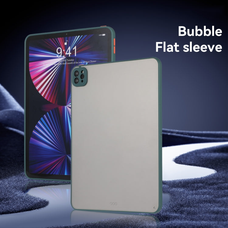 For iPad Pro 13 2024 Skin Feel 2 in 1 PC Hybrid TPU Tablet Case(Green) - iPad Pro 13 2024 Cases by PMC TechLife | Online Shopping South Africa | PMC TechLife | Buy Now Pay Later Mobicred