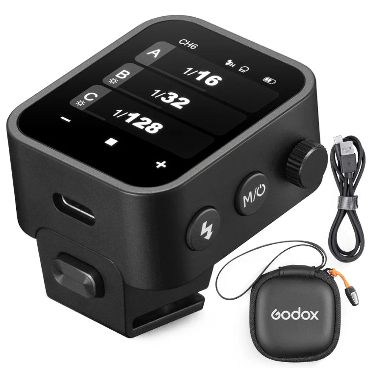 Godox X3 TTL Wireless Flash Trigger Touch Screen Flash Transmitter For Olympus / Panasonic(Black) - free shipping - PMC TechLife - Order now!